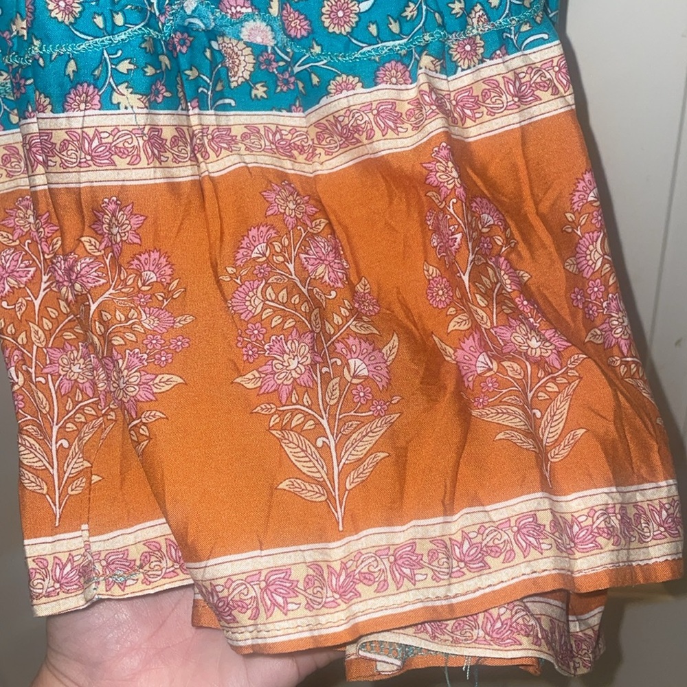 Pink Ripple Boho Maxi Dress - Picture 5 of 8